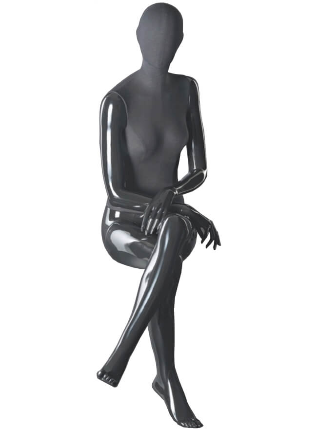 Black&Black-Mannequin-sitting-Female-DF20