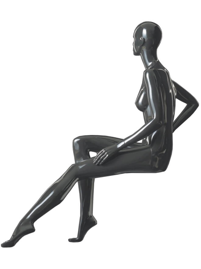 Black&Black-Mannequin-sitting-Female-DF24