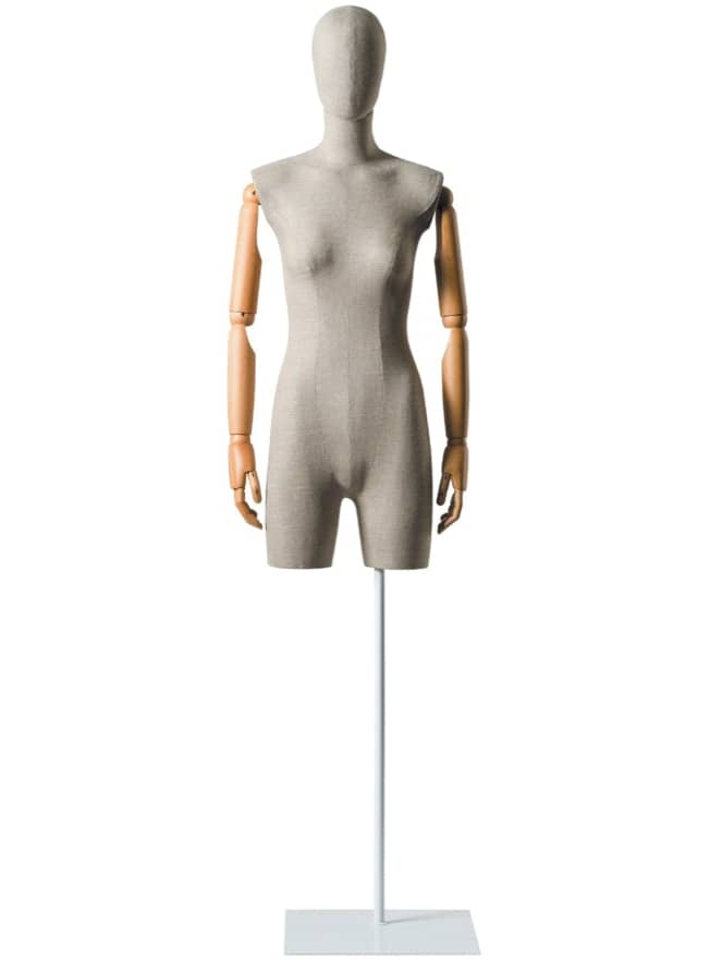 Fabric-Mannequin-TorsoHeaded-103cm-Female-T10VIN