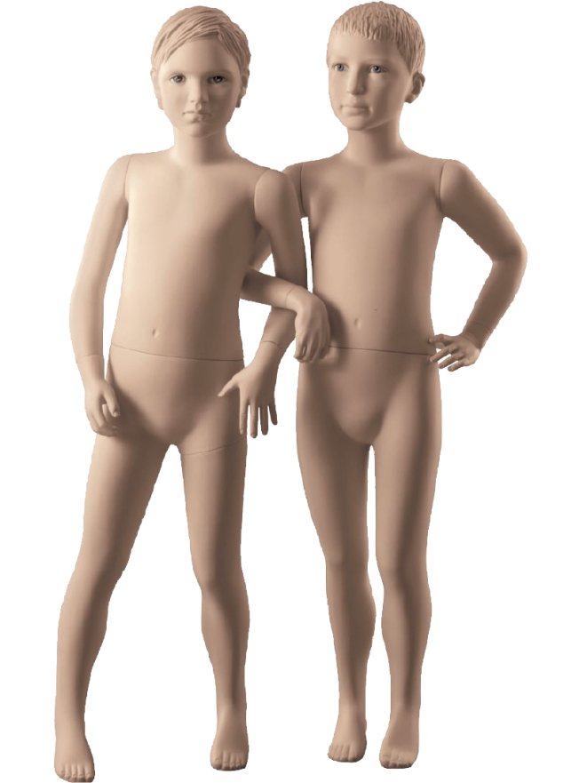 Kids-mannequin-standing-116cm-boy-girl-A-SG07 und VA-SG08